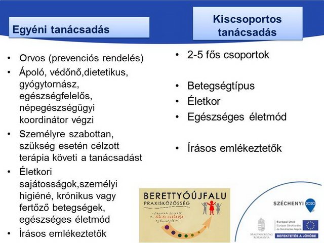 Az alapellátás és népegészségügy rendszerének átfogó fejlesztése berettyóújfalui térségben 22